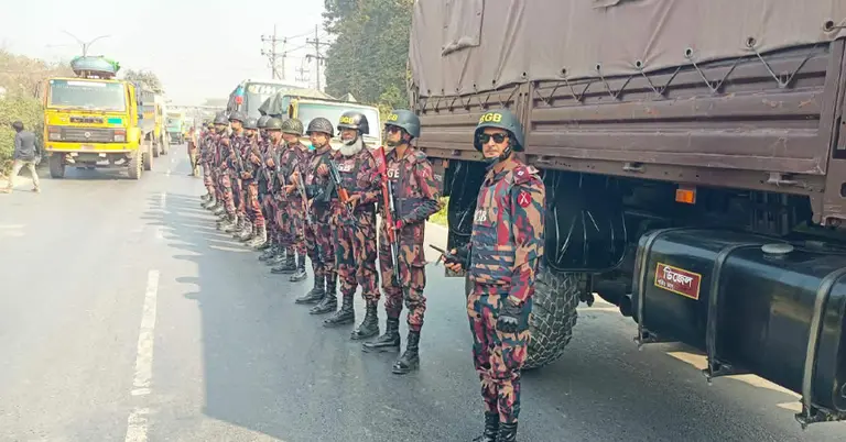 গাজীপুরে বিজিবি মোতায়েন